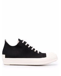 Rick Owens Low Top Canvas Sneakers