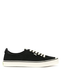 Cariuma Oca Low Stripe Black Canvas Sneaker