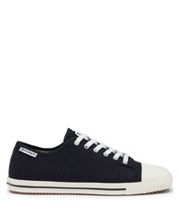 Palm Angels Square Low Top Vulcanized Black White