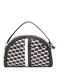 Pierre Hardy Black And White Cube Moon Messenger Bag