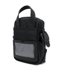 Moschino Logo Print Zip Up Shoulder Bag