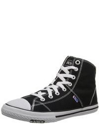 Black and White Canvas Shoes