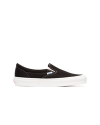 Vans Black And White Ua Classic Slip On Dx Cotton Sneakers
