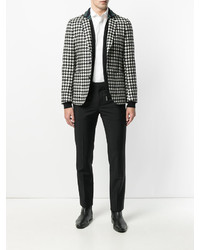 Paul Smith Check And Houndstooth Fitted Blazer