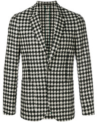 Paul Smith Check And Houndstooth Fitted Blazer