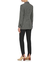 Helmut Lang Checked Wool Three Button Jacket