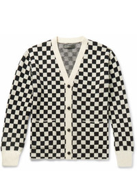 Black and White Check Cardigan