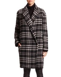 Nicholas Double Breasted Check Coat