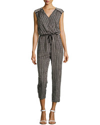 Black and White Check Jumpsuit