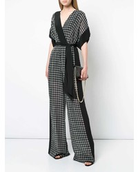 Dvf Diane Von Furstenberg Windowpane Jumpsuit