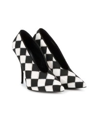 Stella McCartney Check Pointed Toe Pumps