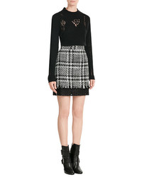 MSGM Mini Skirt With Wool