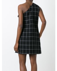 Victoria Victoria Beckham Bow Embellished Checked Dress