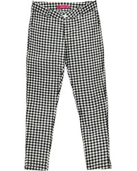 Boohoo Claire Gingham Checked 78th Slim Leg Trousers