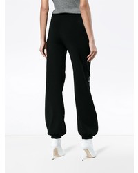 Chloé Crepe Check Track Trousers