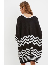 Forever 21 Chevron Patterned Poncho
