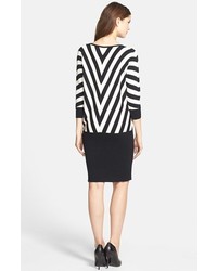 Trina Turk Trina Heidi Stripe Cotton Sweater Dress, $158