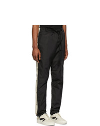 Fear Of God Black And Off White Tearaway Lounge Pants