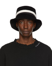Marni Black Corduroy Bucket Hat