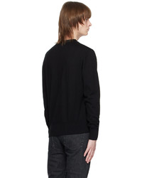 VERSACE JEANS COUTURE Black V Emblem Sweater