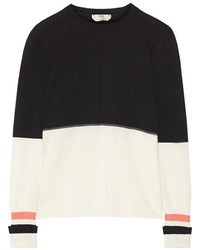 Fendi Color Block Cashmere Blend Sweater
