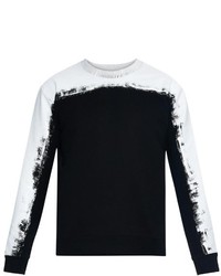 McQ by Alexander McQueen Mcq Alexander Mcqueen Printed Rubber Effect Cotton Sweatshirt