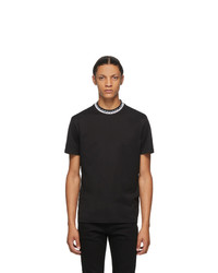 Versace Black Logo Collar Taylor T Shirt