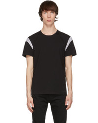 Alexander McQueen Black Paneled T Shirt