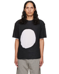 Edward Cuming Black White Circle Window T Shirt