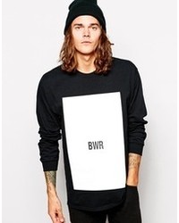Bwr Block Long Sleeve T Shirt Black