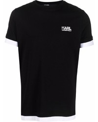 Karl Lagerfeld Chest Logo Print T Shirt