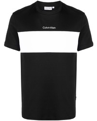 Calvin Klein Colour Block Logo Print T Shirt