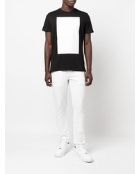 Calvin Klein Jeans Contrasting Panel Detail T Shirt