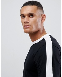 New Look Ringer T Shirt With In Black