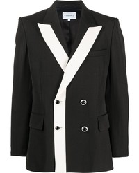 Casablanca Contrast Trimmed Double Breasted Blazer
