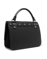 JW Anderson Disc Two Tone Leather And Suede Shoulder Bag