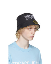 VERSACE JEANS COUTURE Black And White Bucket Hat