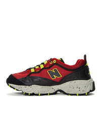 New Balance Red And Black 801 Sneakers