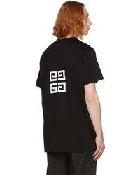 Givenchy Black 4g Embroidered Oversized T Shirt