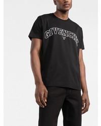 Givenchy College Logo Embroidered T Shirt
