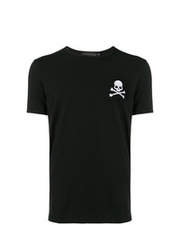 Philipp Plein Embroidered Skull T Shirt