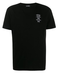 Raf Simons Logo Embroidered T Shirt