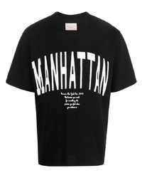 Buscemi Manhattan Embroidered T Shirt