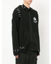 Ktz Embroidered Zipped Hoodie