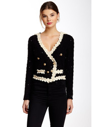 Gracia Embroidered Cropped Jacket