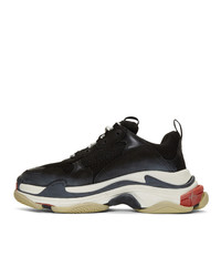 Balenciaga Black Triple S Sneakers