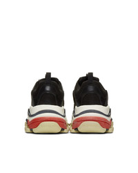 Balenciaga Black Triple S Sneakers