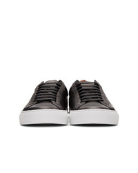 Givenchy Black And White Embroidered Urban Street Sneakers