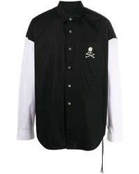 Mastermind Japan Contrast Sleeve Oversized Shirt
