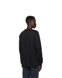 Burberry Black Tb Monogram Atherton Long Sleeve T Shirt